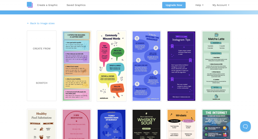 Snappa Infographic Maker